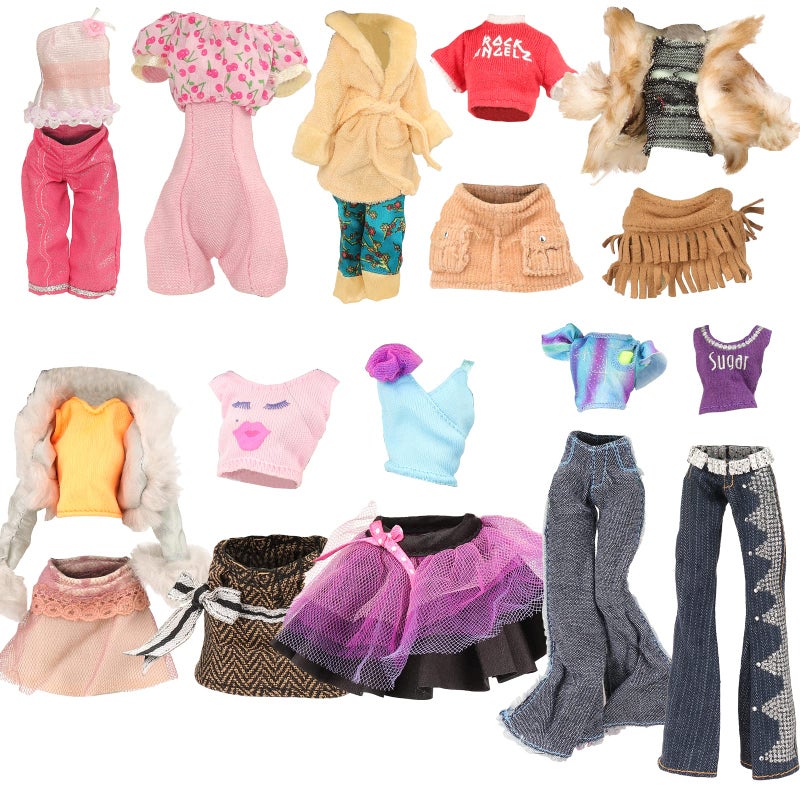 BARWA 10 Sets Doll Clothes for 11 inch Monster Girl Doll Fashion Outfits Casual Tops Pants - Image 4